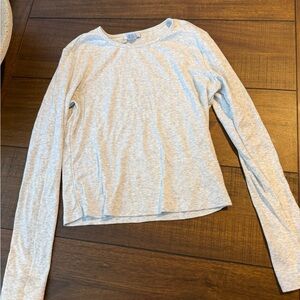 Always Light Gray Casual Top